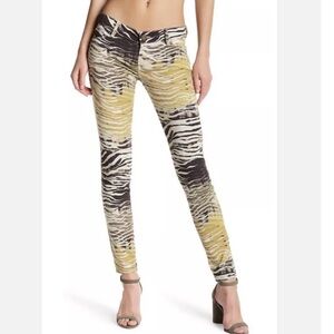 ETIENNE MARCEL Zebra Skinny Jeans